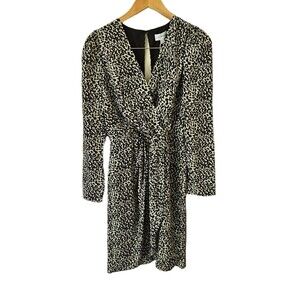 LUCY PARIS  Dress Black White Anthro Short‎ Lined SMALL